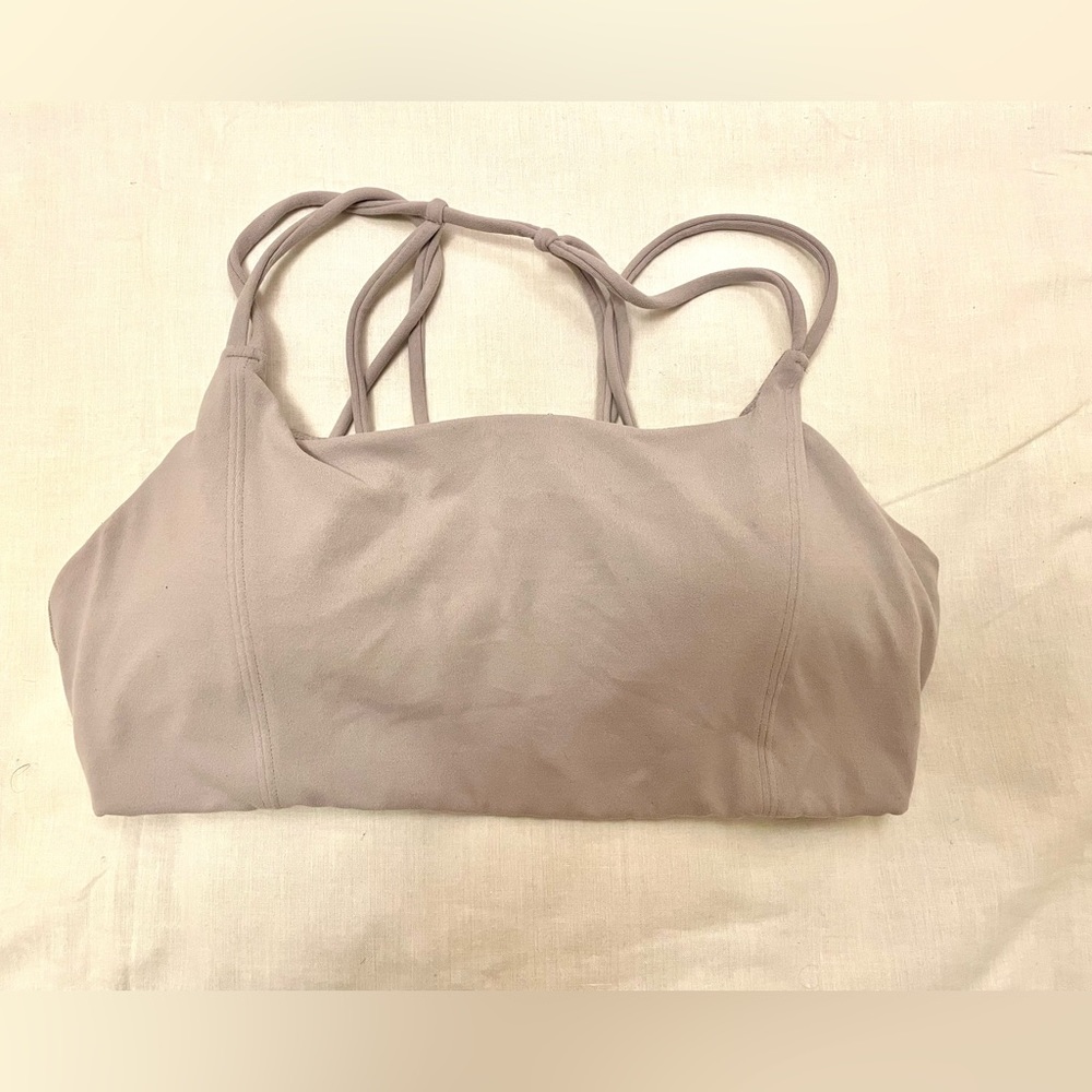 Lavender Athleta Cross-Back Sports Bra